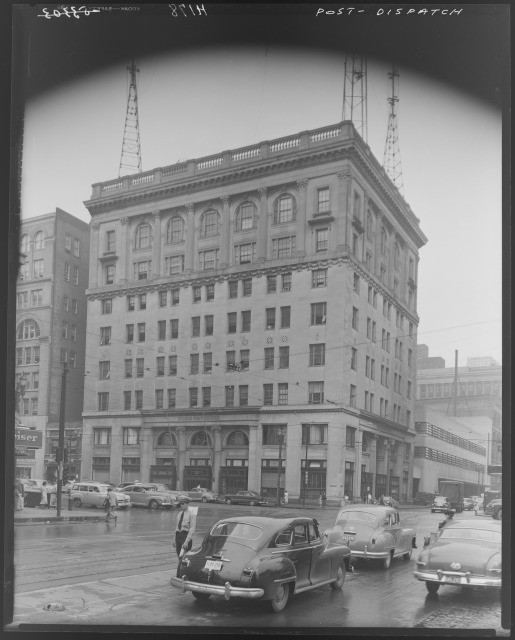 post-dispatch building 1950s